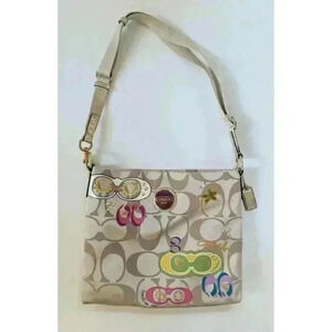 Coach Multi-Color Hobo Bag Shoulder Purse
